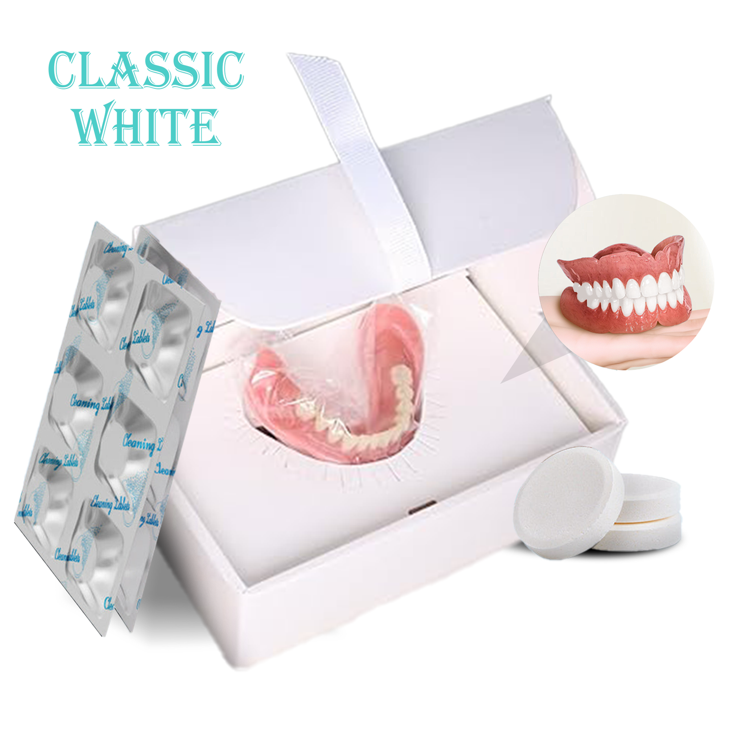 ✅ Made and Shipped from the UK| Skavix™ Suction-fit Complete Denture 🍀