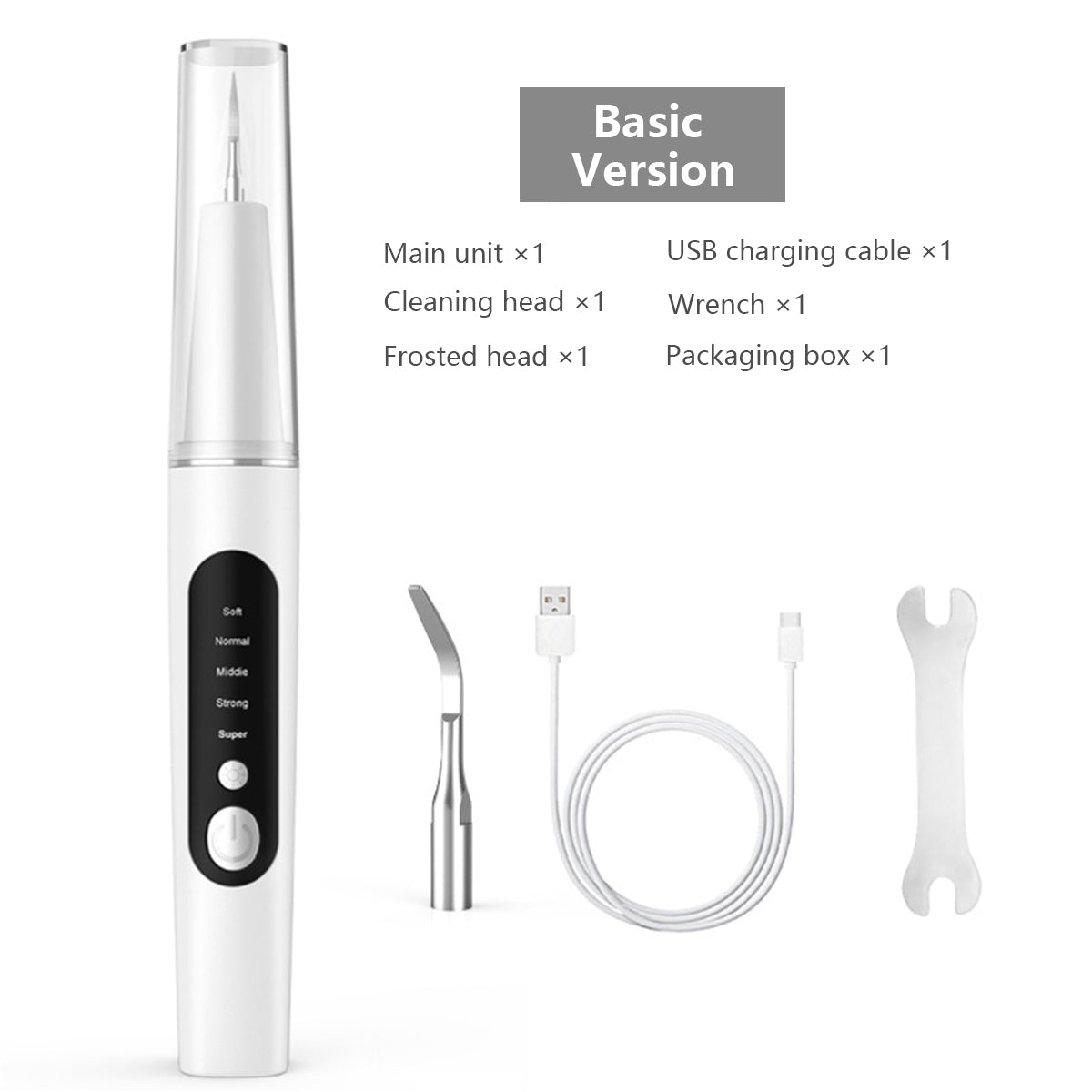 AQA Plaque/Tartar Remover for Teeth, With LED lights and 5 adjustable modes,Rechargeable