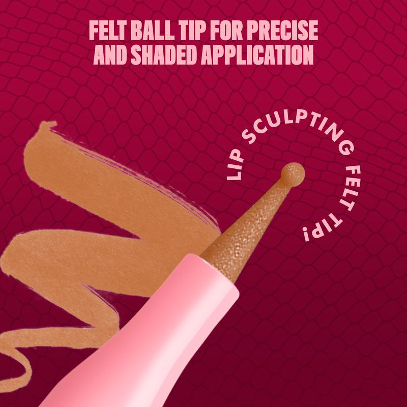 Sculpting Lip Liner Stain - Lightweight, Transfer-Proof, Waterproof, HZA Professional Makeup