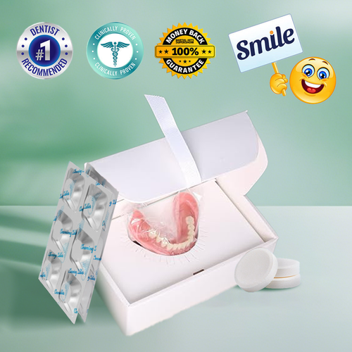 ✅ Made and Shipped from the UK| Skavix™ Suction-fit Complete Denture 🍀