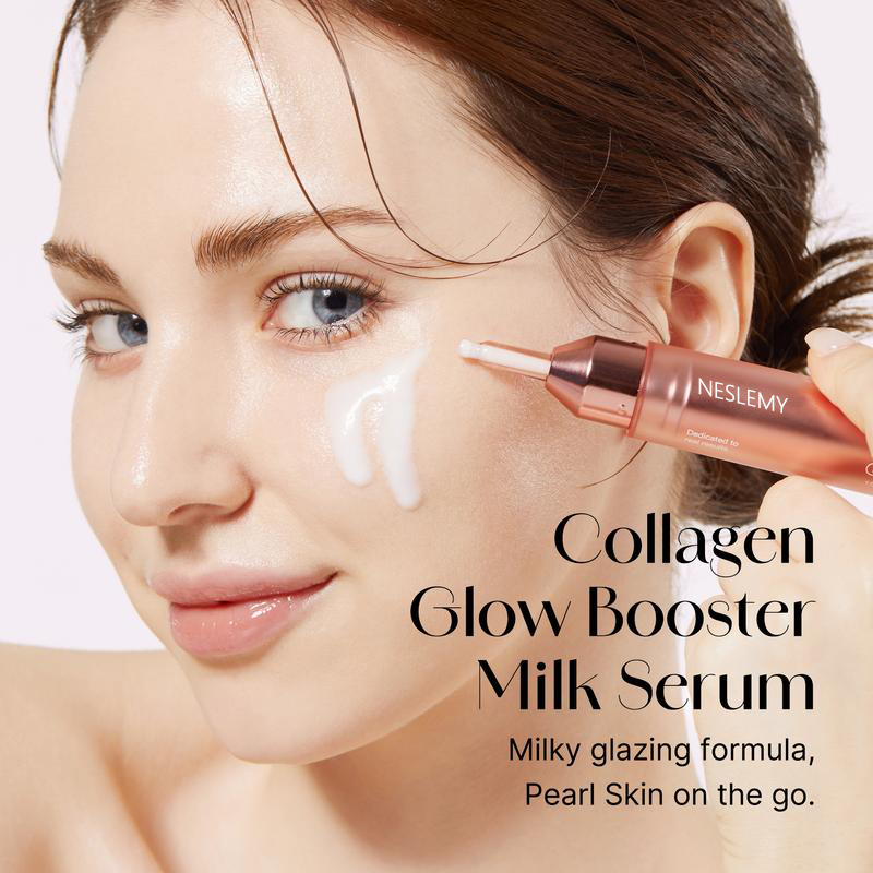 Collagen Duo l Collagen Glazed Milky Glow Wrapping Mask (20-Min Use) + Collagen Glow Booster Milk Serum for Hydration & Radiance, Korean Skincare, K-beauty