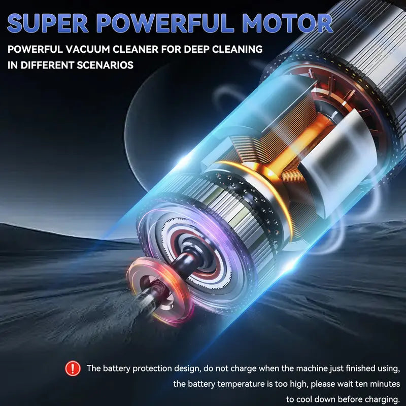 π High-Power 3-in-1 Handheld Vacuum β Car + Home + Pets, 60% OFF!
