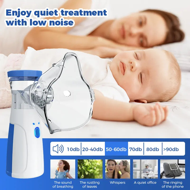AQA Smart Portable Nebulizer – Home Respiratory Care Made Easy, Flash Deal!⏰🔥