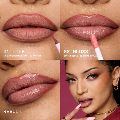 Sculpting Lip Liner Stain - Lightweight, Transfer-Proof, Waterproof, HZA Professional Makeup