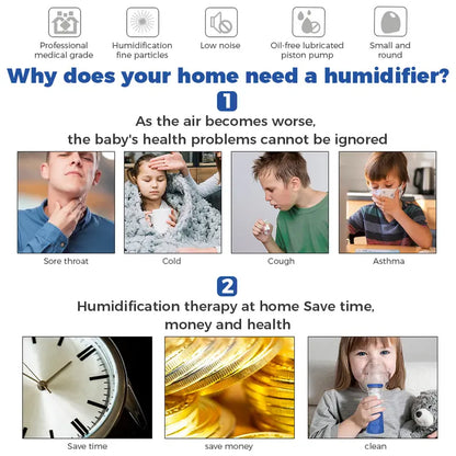 AQA Smart Portable Nebulizer – Home Respiratory Care Made Easy, Flash Deal!⏰🔥
